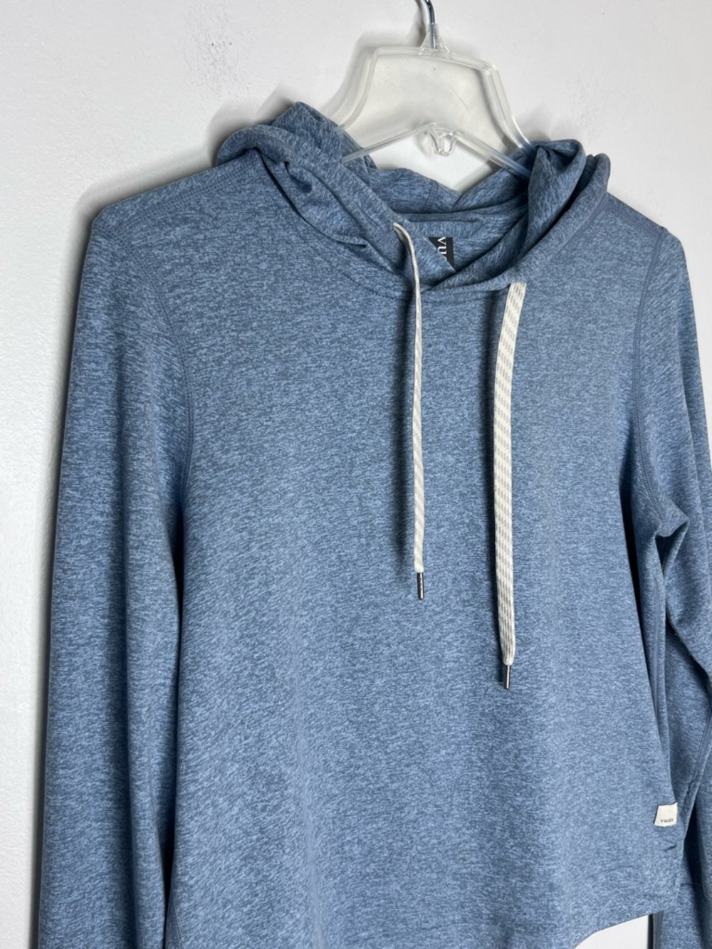 Vuori Halo Essential Hoodie Pullover Sweater Heather Blue Sz S - Picture 4 of 6
